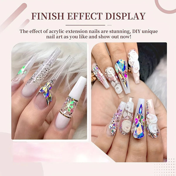 Nude Acrylic Nail Powder Set